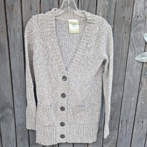 Old Navy Women's Beige Cardigan Sweater
